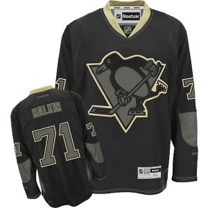 NHL Pittsburgh Penguins Trikot #71Evgeni Malkin Authentic Schwarz Ice Reebok